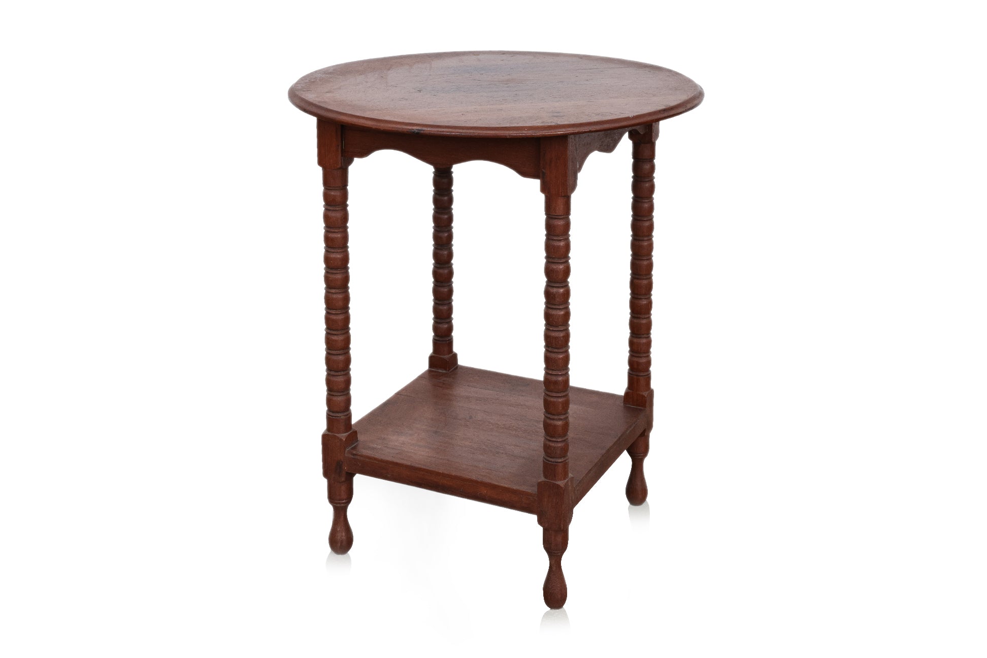 A TEAK SIDE TABLE