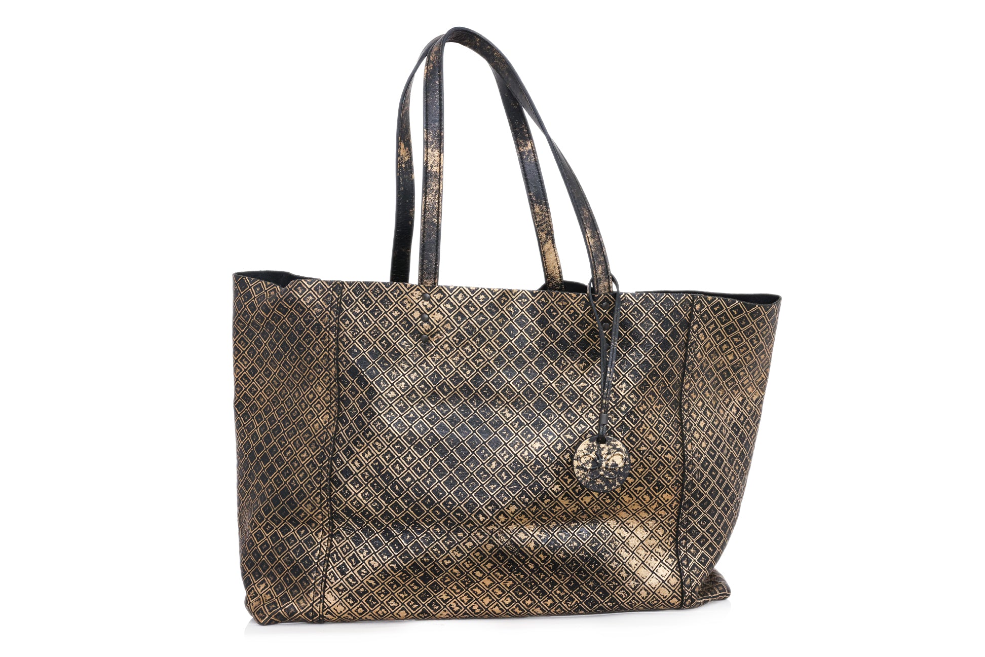 BOTTEGA VENETA - A METALLIC INTRECCIOMIRAGE TOTE