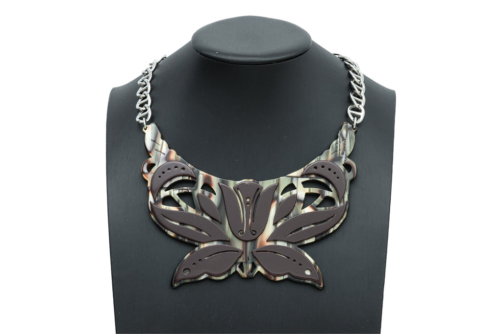CARVEN - A BUTTERFLY STATEMENT NECKLACE