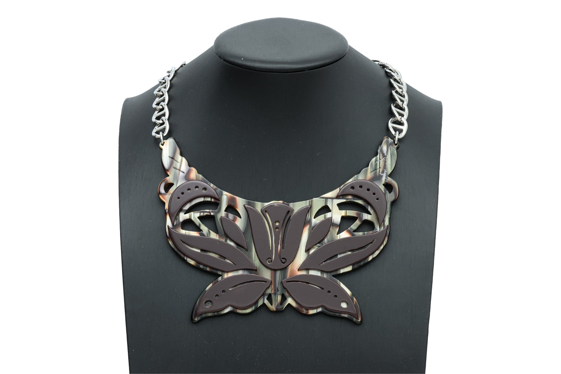 CARVEN - A BUTTERFLY STATEMENT NECKLACE