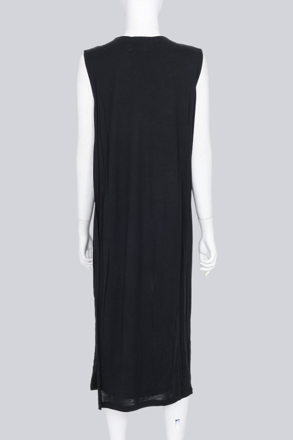 ACNE STUDIOS - A S/S 2017 BLACK SLEEVELESS SHIFT DRESS