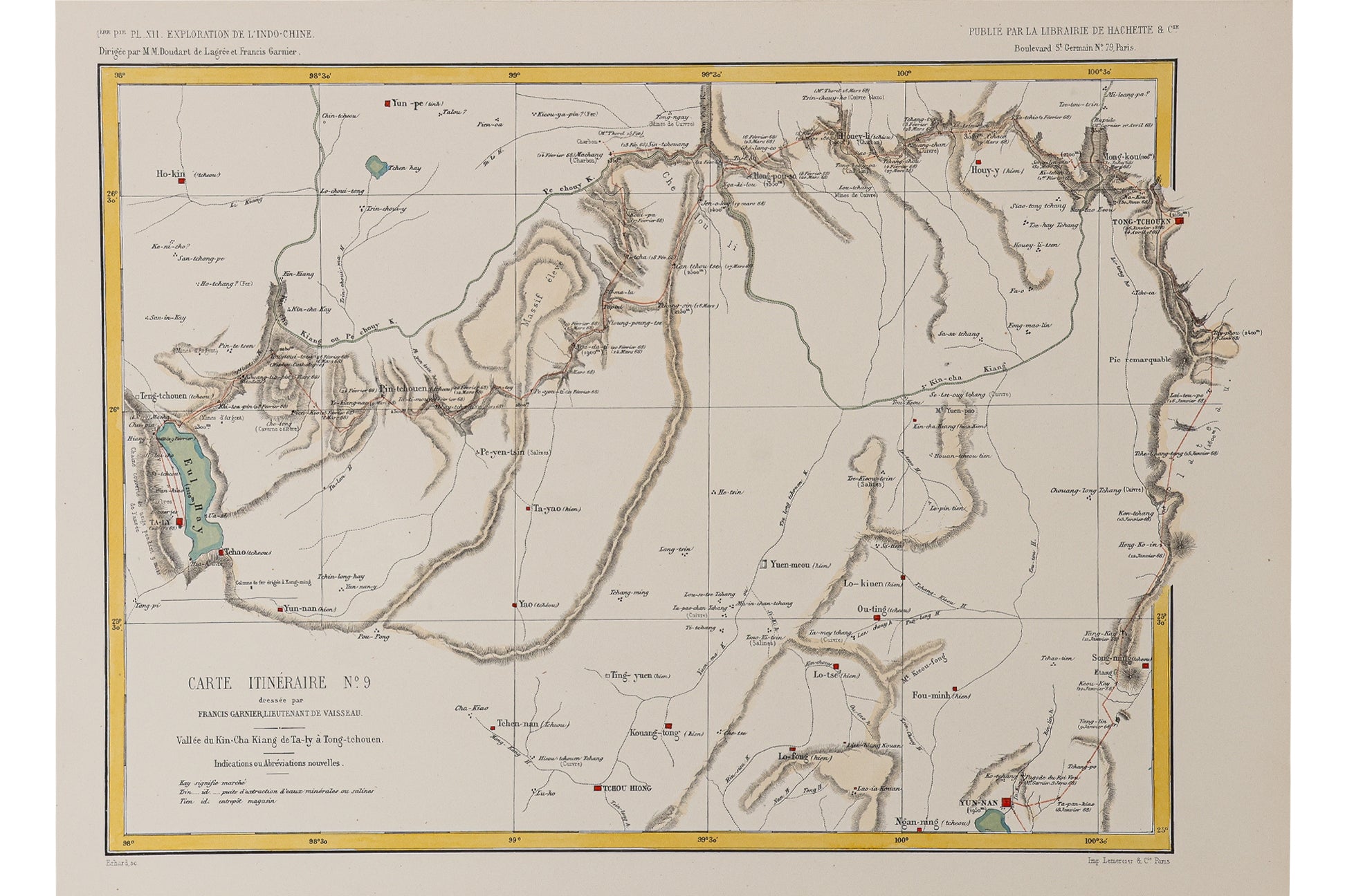 A GROUP OF FIVE VIEWS OF INDOCHINA, LOUIS DELAPORTE, 1873