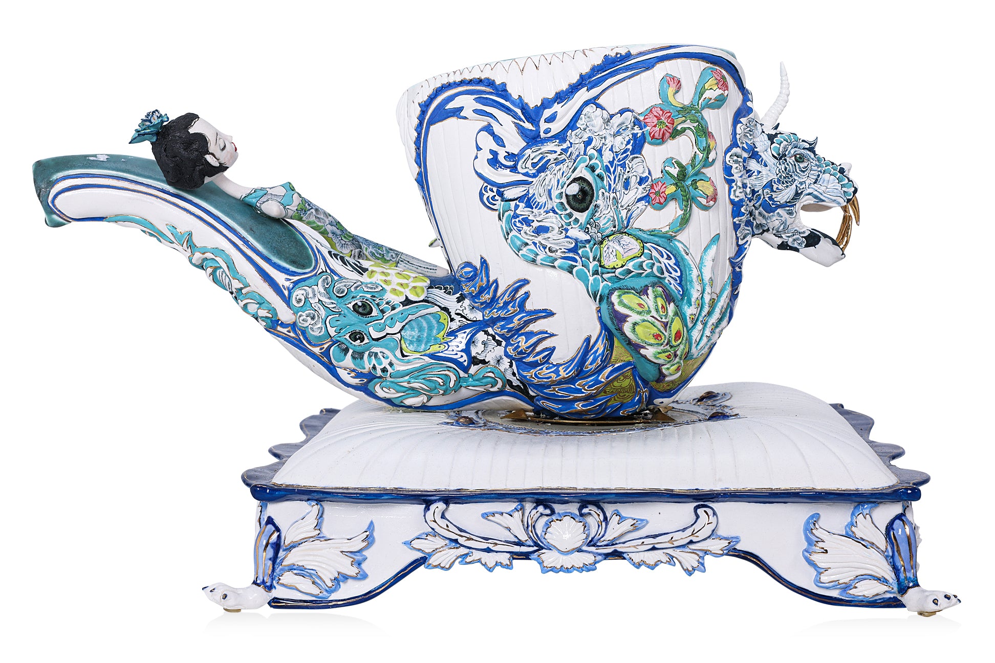 LI SHIHUA (CHINESE, XX-XXI) - 'ADDICTED TO CIGARETTES'