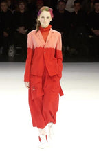 Y'S YOHJI YAMAMOTO - A RED BELTED CARGO SKIRT