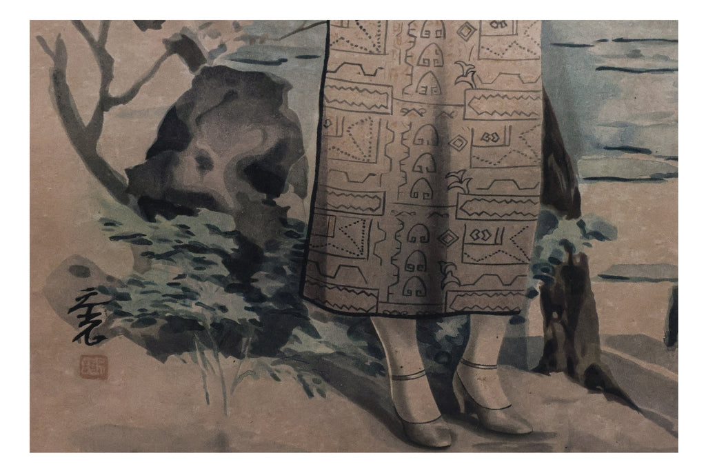 A GROUP OF THREE CHINESE TOBACCO ADVERTISING PRINTS