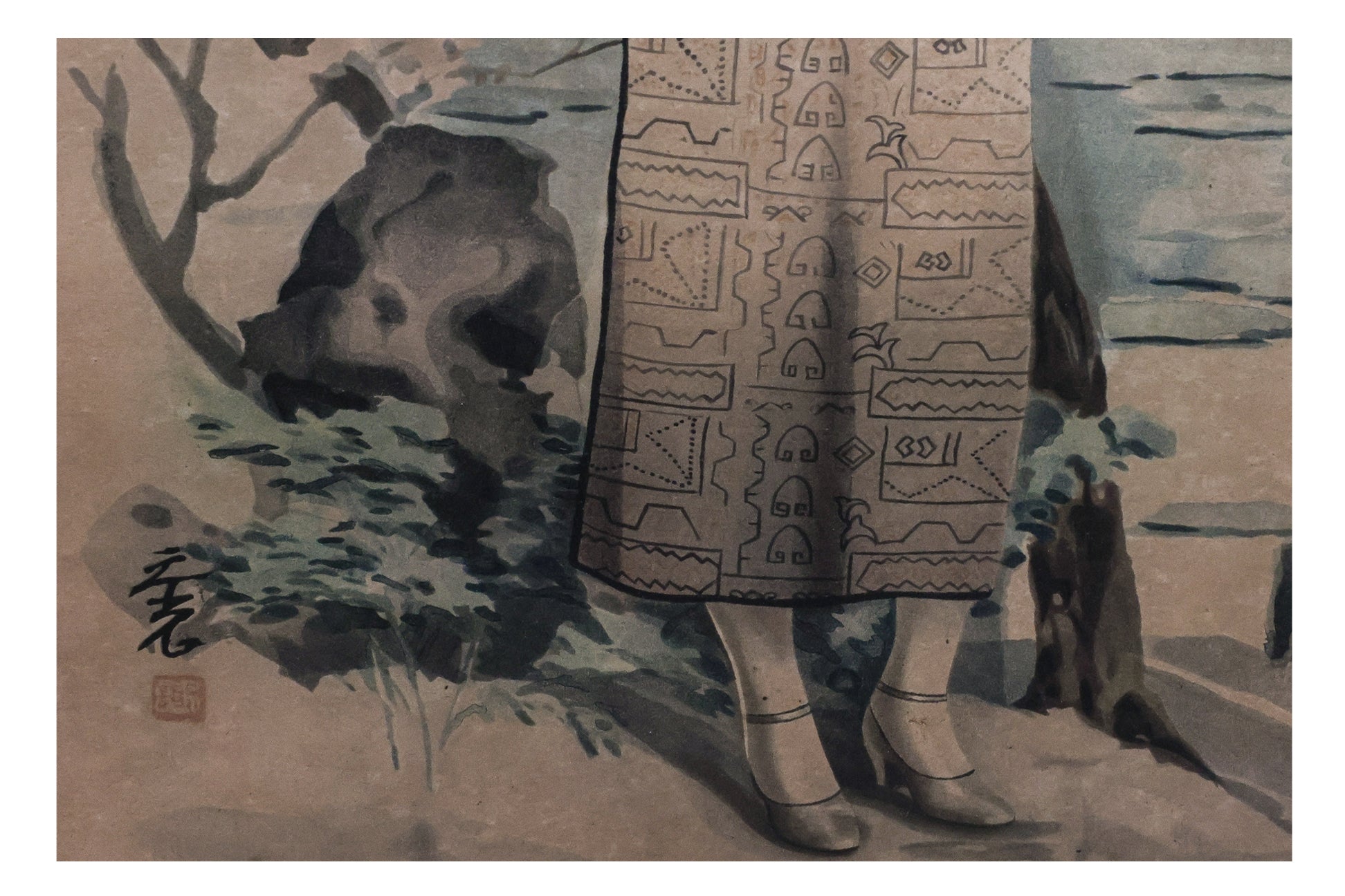 A GROUP OF THREE CHINESE TOBACCO ADVERTISING PRINTS