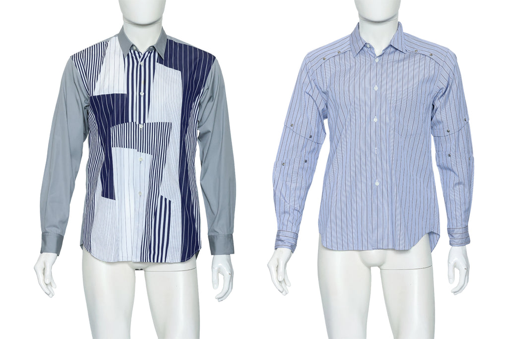 COMME DES GARÇONS HOMME PLUS AND SHIRT - TWO BUTTON UP SHIRTS