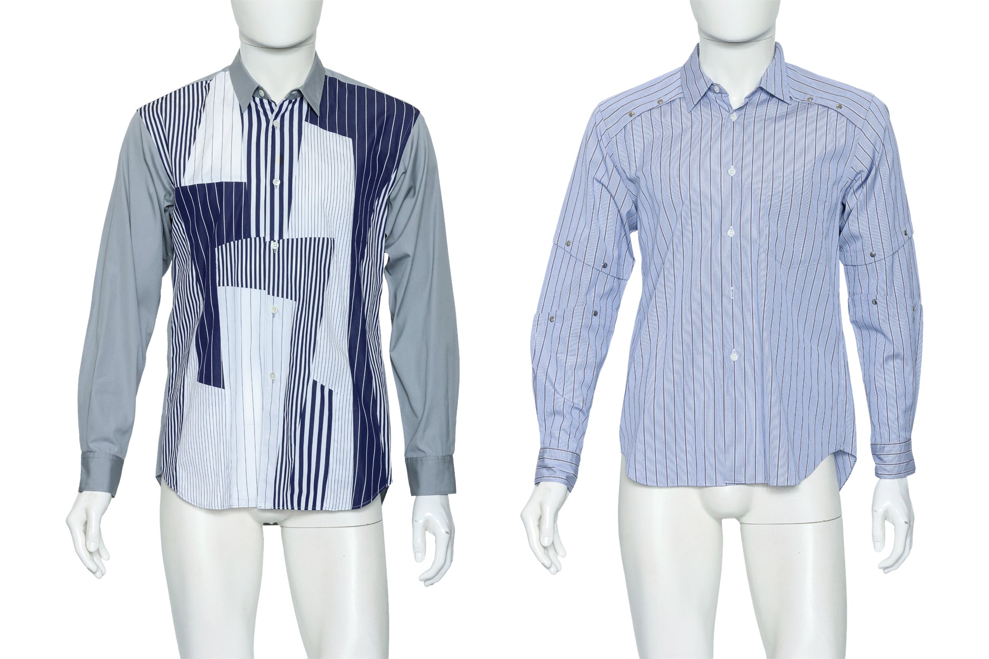 COMME DES GARÇONS HOMME PLUS AND SHIRT - TWO BUTTON UP SHIRTS