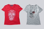 ALEXANDER MCQUEEN - A PAIR OF 2009 T-SHIRTS