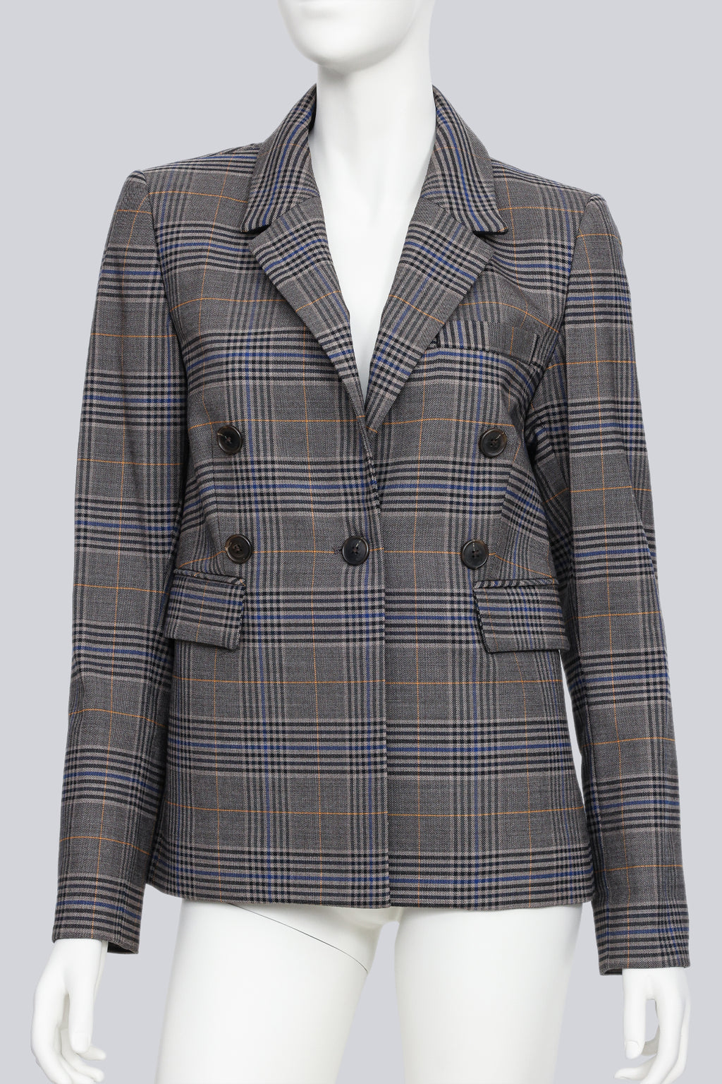 SEA NEW YORK - A PLAID DOUBLE-BREASTED BLAZER