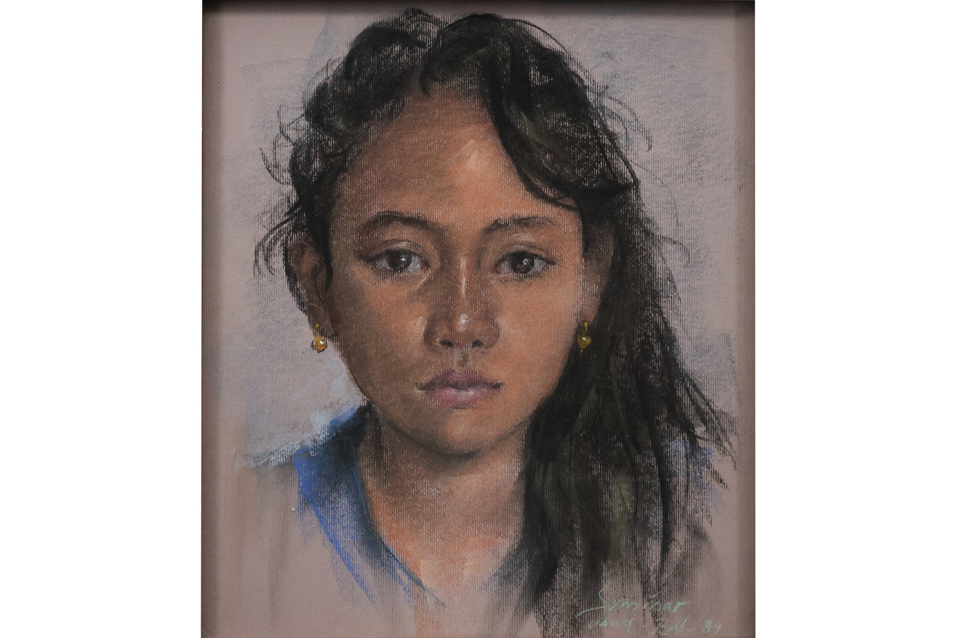 TEDJA SUMINAR (INDONESIAN, 1936-2016) - PORTRAIT OF A GIRL; A BALINESE DANCER
