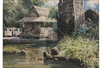 YE XIANMIN (CHINESE, B. 1958) - FARM HOUSE BY THE RIVER