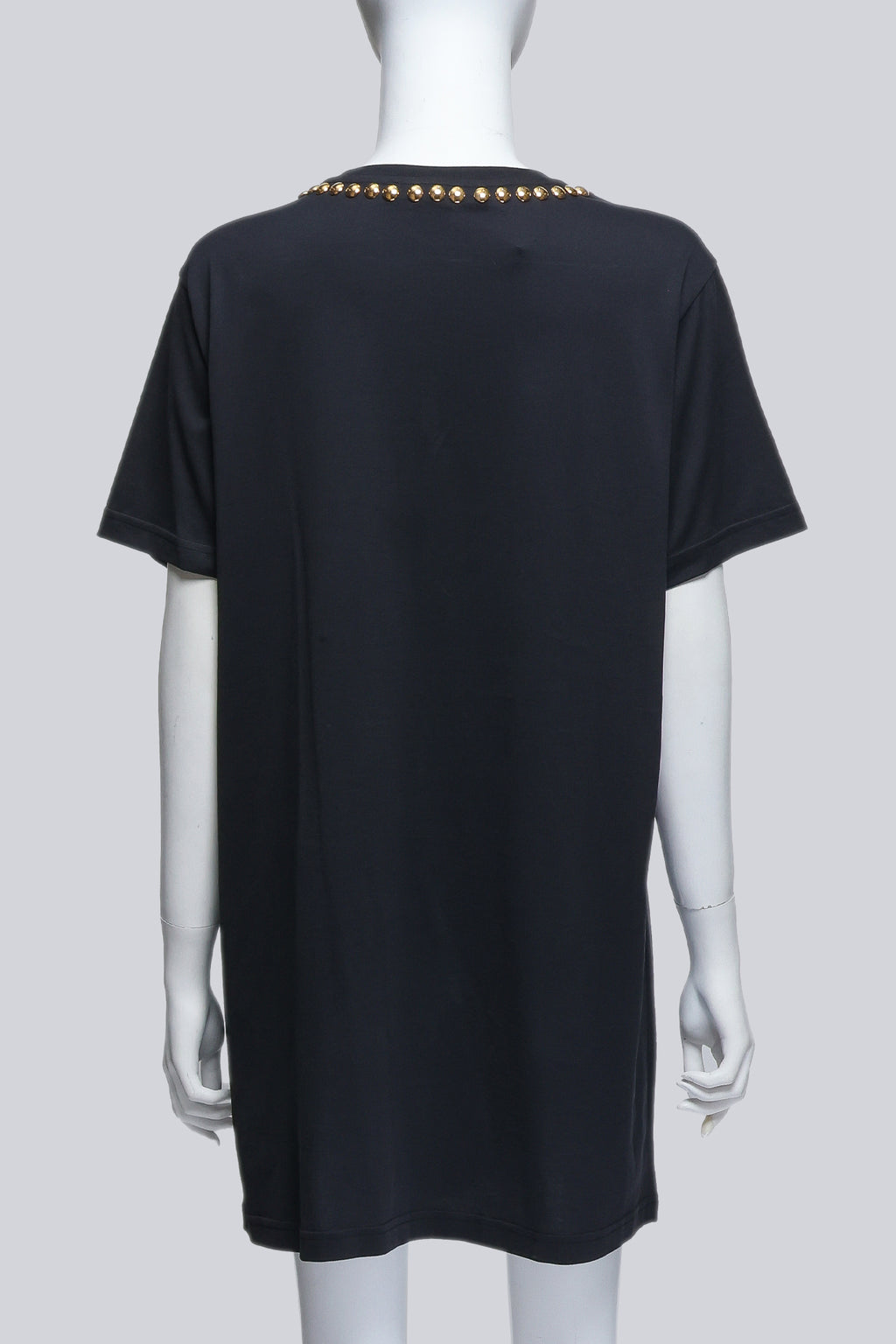 GIVENCHY - A COPPER STUDDED BLACK T-SHIRT