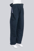 Y'S YOHJI YAMAMOTO - A PAIR OF OVERSIZED NAVY BLUE PANTS