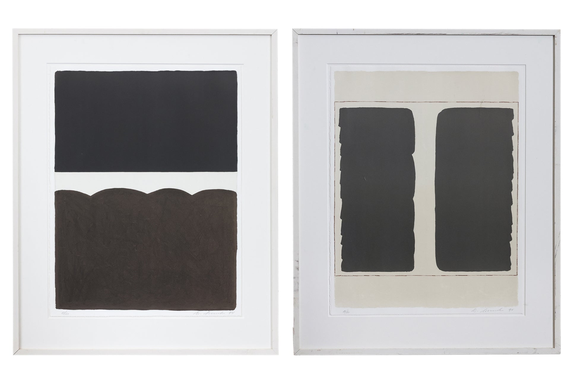 MATIAS SPESCHA (SWISS, 1925-2008) - '1994/4';  '1994/3'
