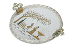 A VENETIAN MIRRORED TRAY