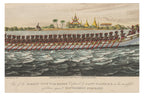 ONE OF THE BIRMAN GILT WAR BOATS CAPTURED BY CAPTN CHADS RN, H. PYALL, 1826