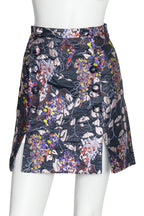 CARVEN - A FLORAL JACQUARD MINI SKIRT