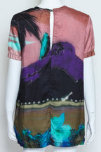 LANVIN - A PALM TREE PRINT T-SHIRT, ETE 2013