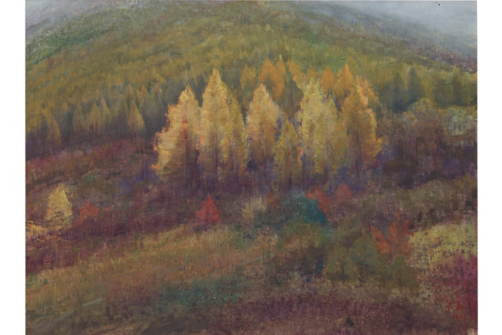 ZHANG XIHUA (CHINESE, B. 1939) AUTUMN, CALIFORNIA WOODS, 1984