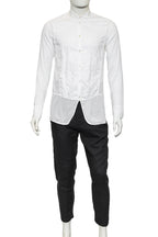 ANN DEMEULEMEESTER - A SHIRT AND TROUSER ENSEMBLE
