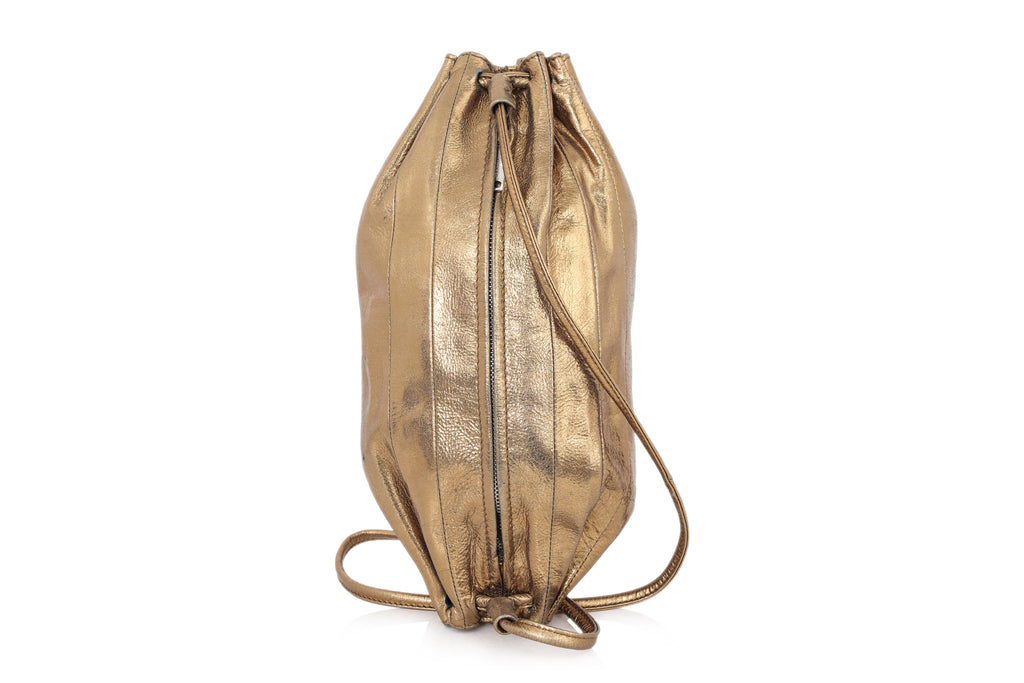 MARIMEKKO - A GOLD 'KARLA' CROSSBODY BAG