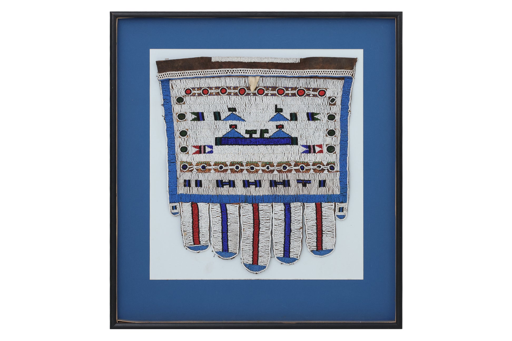 AN NDEBELE BEADED WEDDING APRON