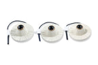 A GROUP OF THREE BEATA HEUMAN 'CRINKLE LIGHT' FITTINGS