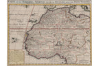 CARTE DE LA BARBARIE, NIGRITIE, ET DE LA GUINEE... HENRI ABRAHAM CHATELAIN, C. 1705-1739