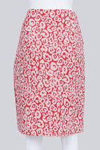 PREEN - A RED LEOPARD PRINT SKIRT