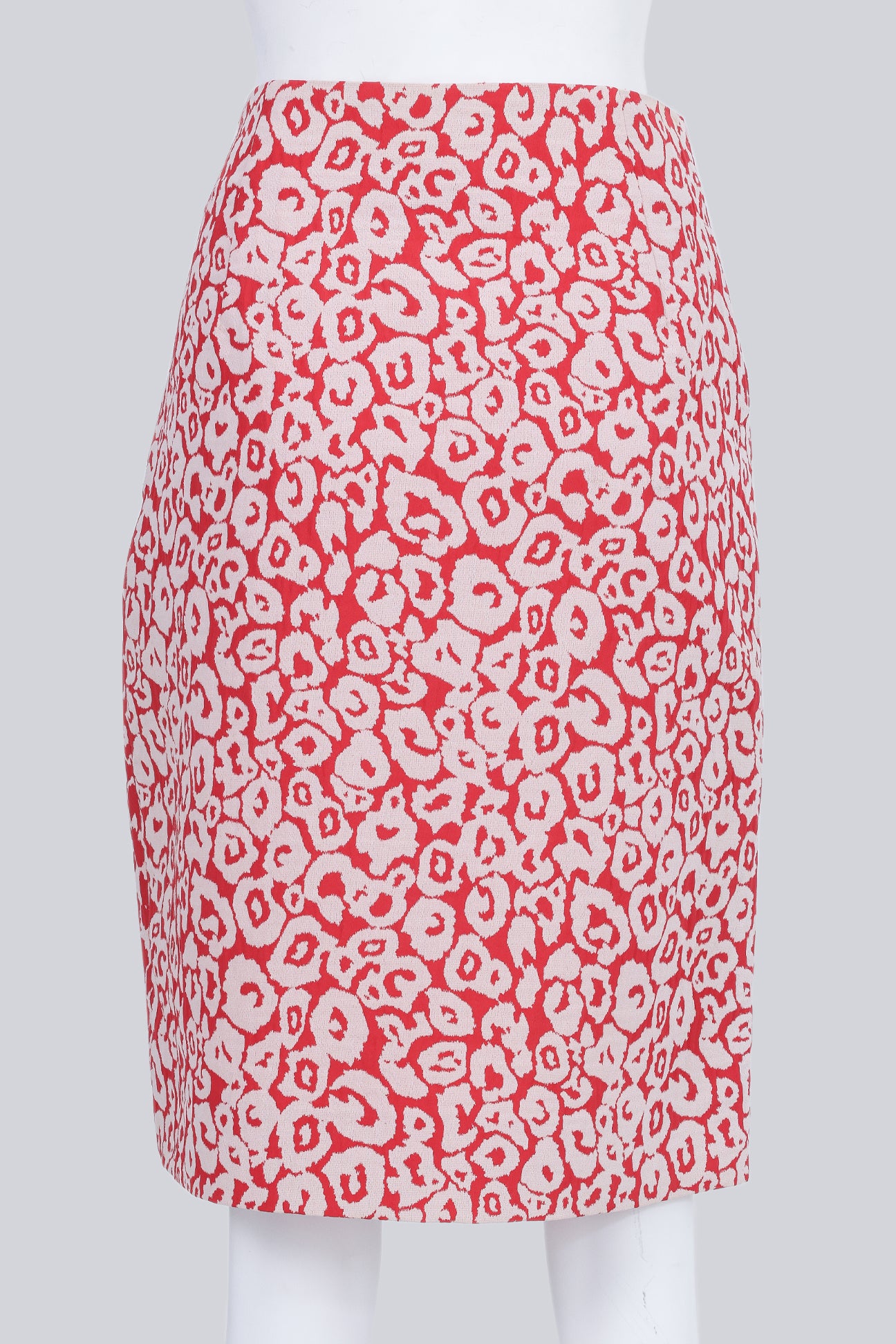 PREEN - A RED LEOPARD PRINT SKIRT