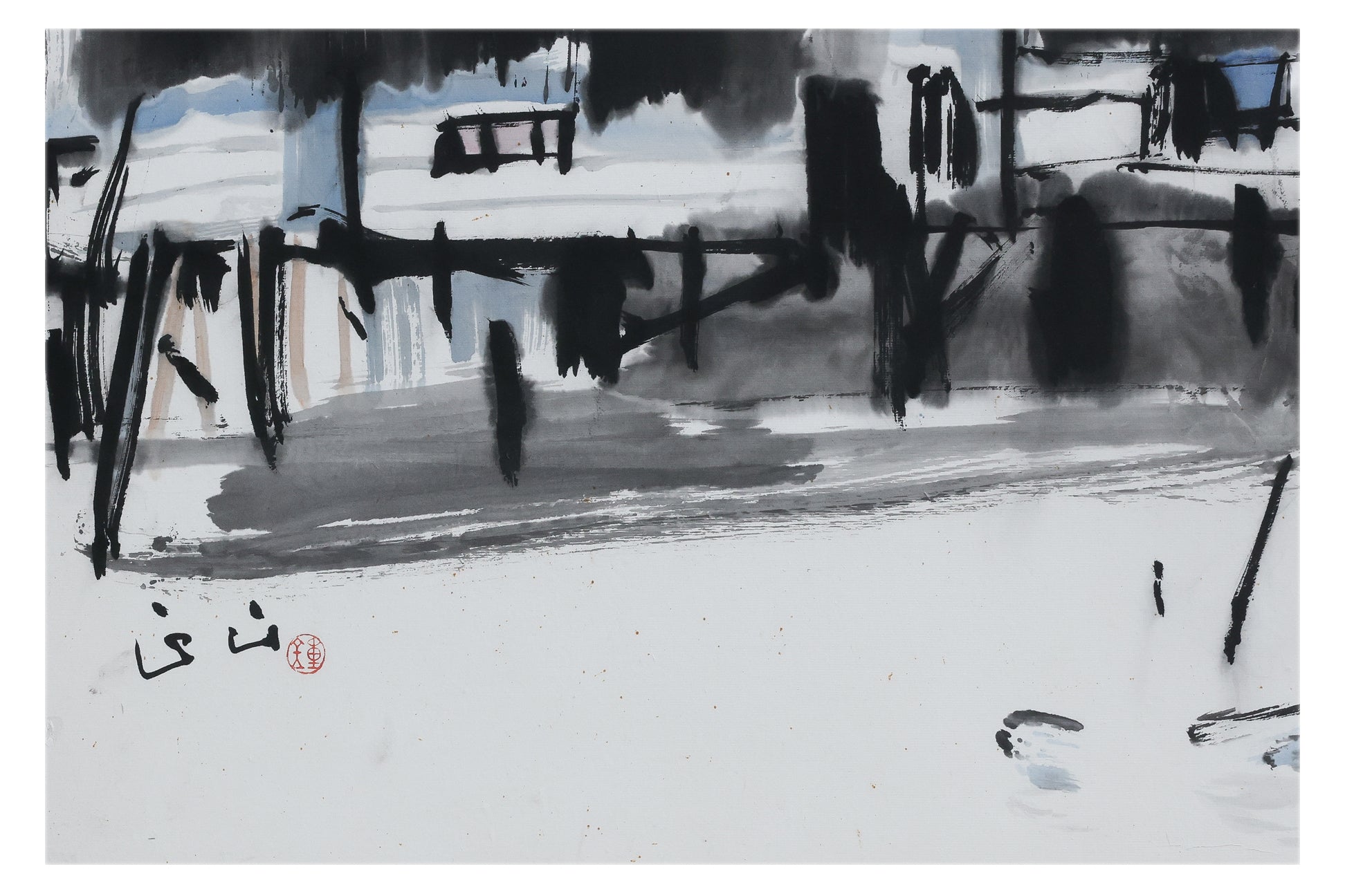 LEE TECK SUAN (LI DEZHUANG) (SINAGPOREAN, B.1958) UNTITLED