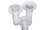 A GROUP OF EUROPEAN GLASS CANDLESTICKS AND VASES