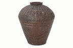 A LARGE SOUTHEAST ASIAN POTTERY JAR