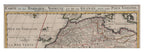 CARTE DE LA BARBARIE, NIGRITIE, ET DE LA GUINEE... HENRI ABRAHAM CHATELAIN, C. 1705-1739