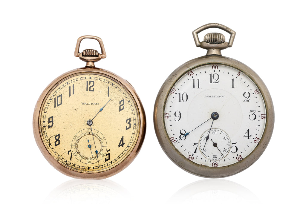 TWO WALTHAM POCKET WATCHES