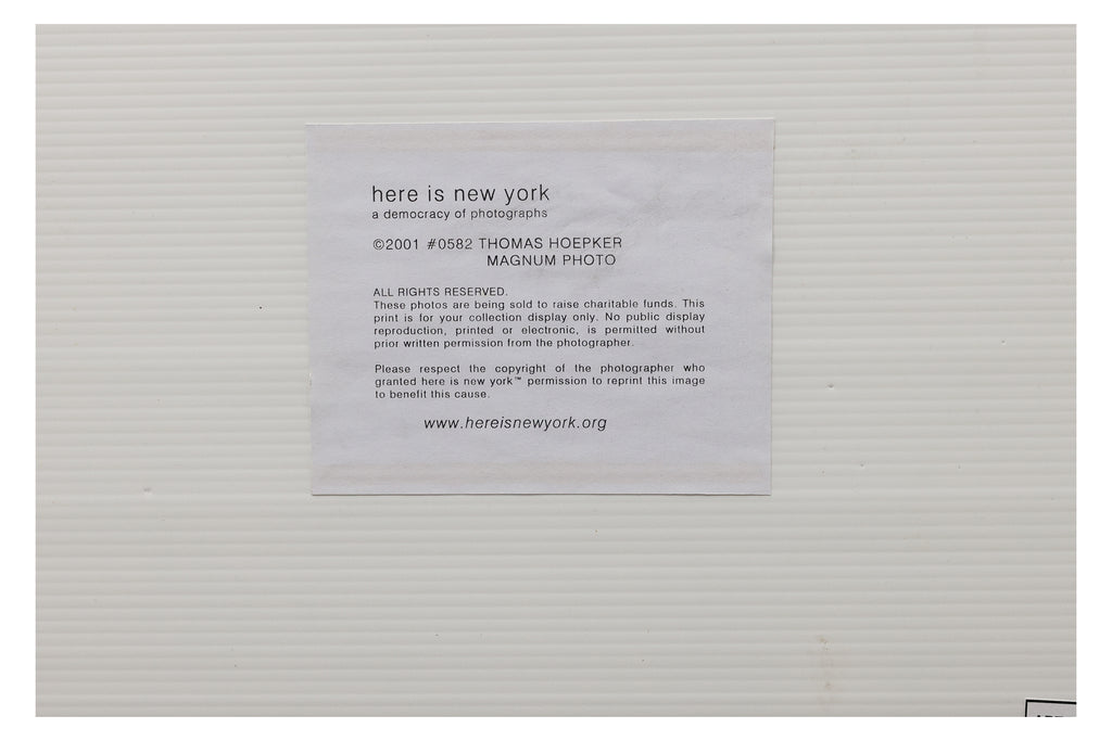 THOMAS HOPKER (GERMAN, 1936-2024) BROOKLYN BRIDGE (9/11), 2001