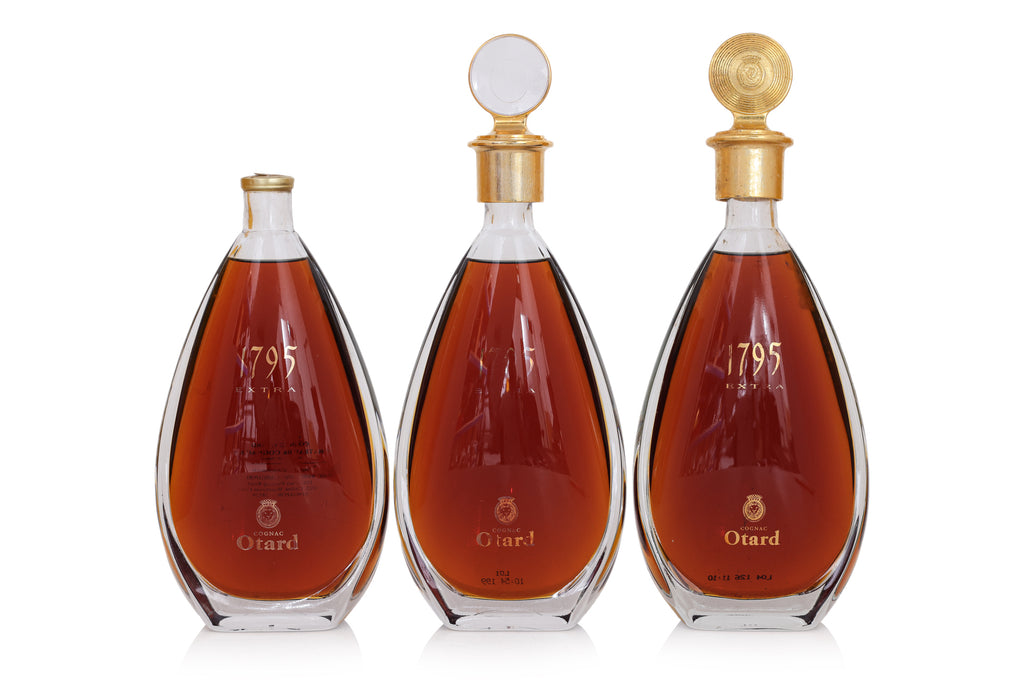 THREE BOTTLES OF OTARD EXTRA 1795 COGNAC (3)