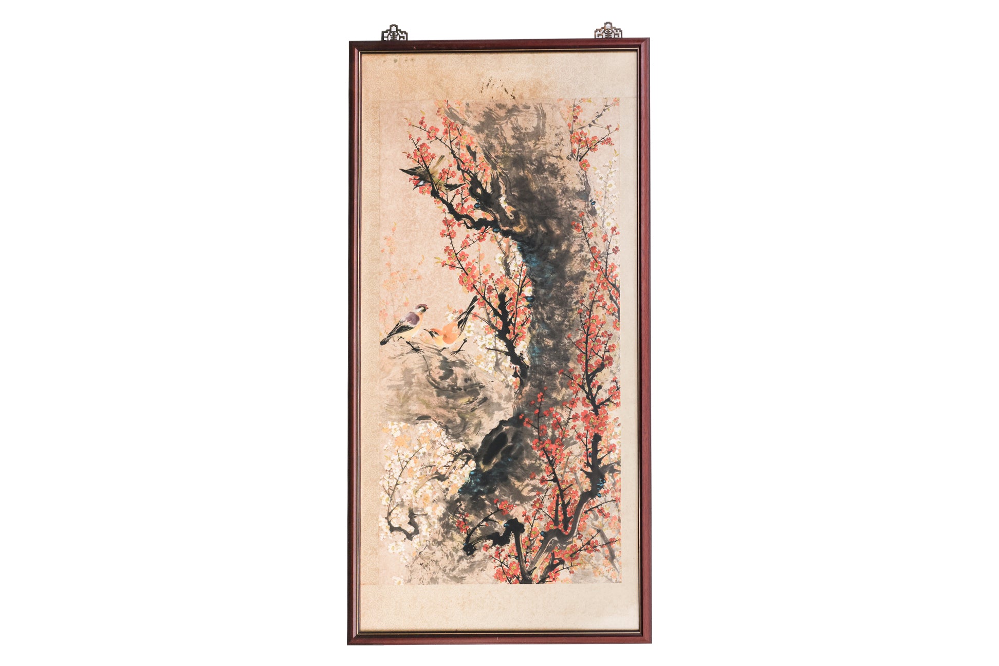 CHINESE SCHOOL (20TH CENTURY) - PLUM BLOSSOM AND BIRDS