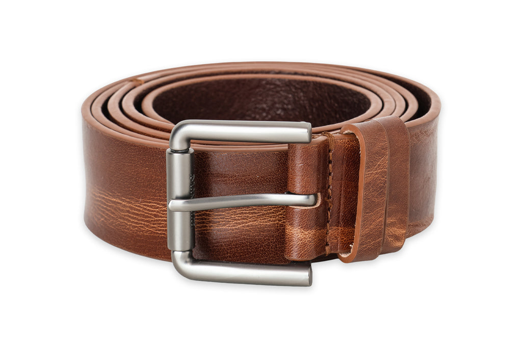 MAXMARA - A BROWN LEATHER BELT