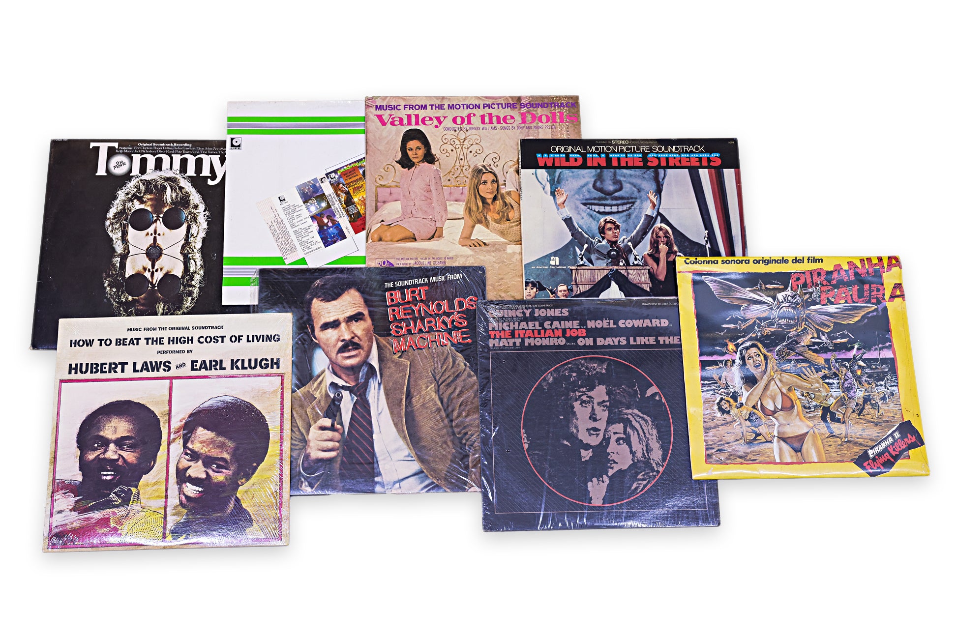 A GROUP OF SOUNDTRACK VINYL RECORDS