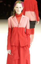 Y'S YOHJI YAMAMOTO - A RED BELTED CARGO SKIRT