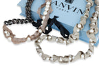LANVIN - TWO FAUX PEARL NECKLACES