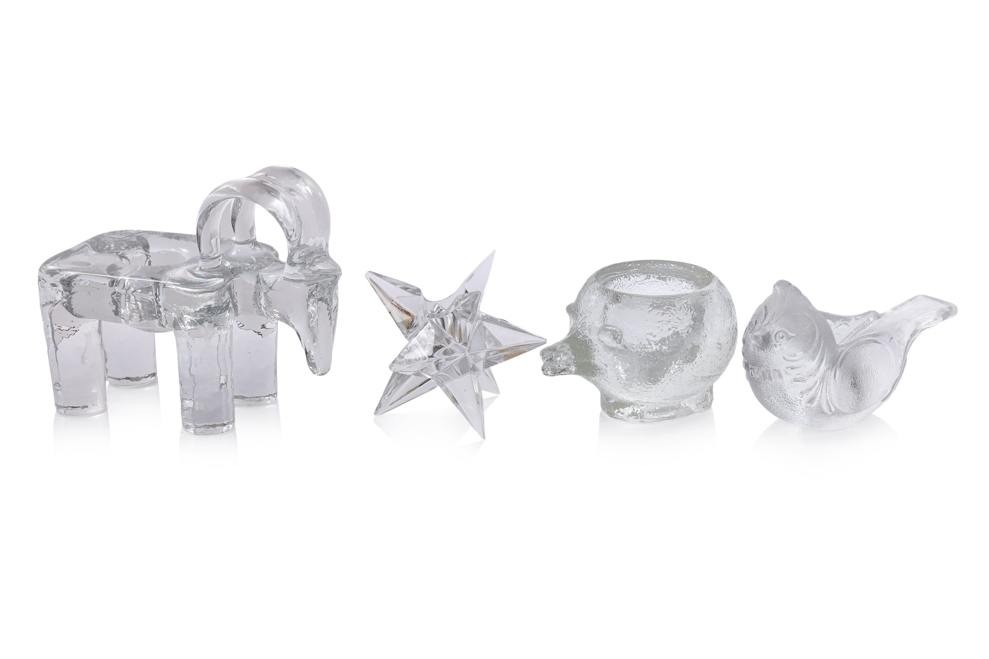 A GROUP OF EUROPEAN GLASS ORNAMENTS