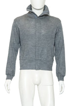 YOHJI YAMAMOTO - A GREY WOOL ZIP JACKET