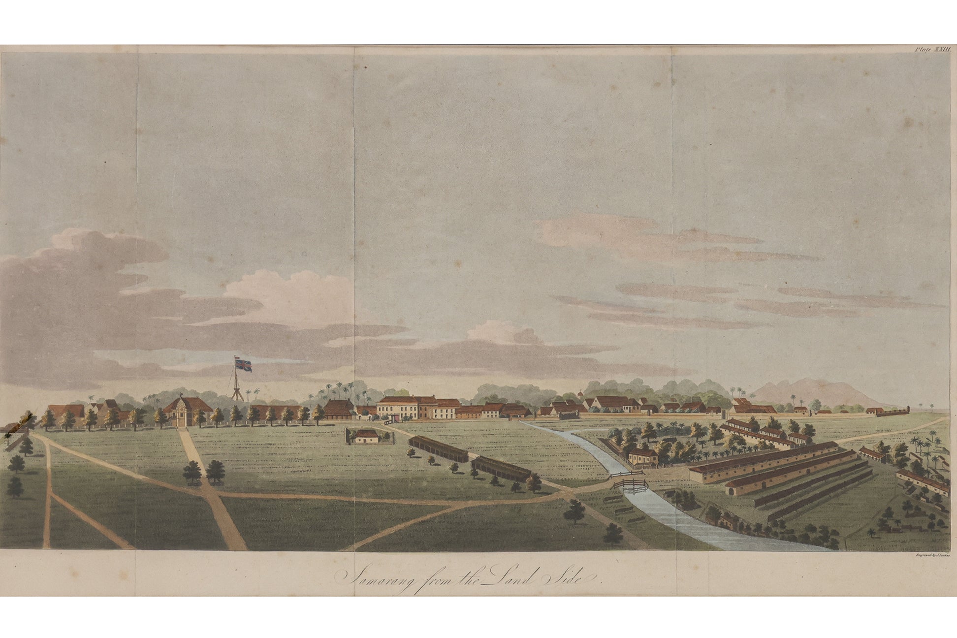 SAMARANG FROM THE LAND SIDE, WILLIAM THORN, 1815