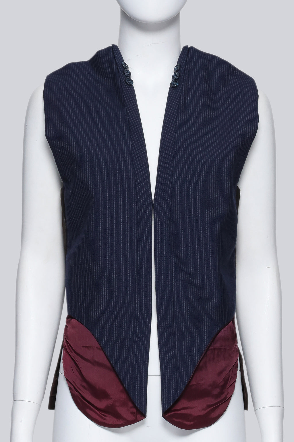 MAISON MARTIN MARGIELA - AN ARTISANAL DECONSTRUCTED WAISTCOAT