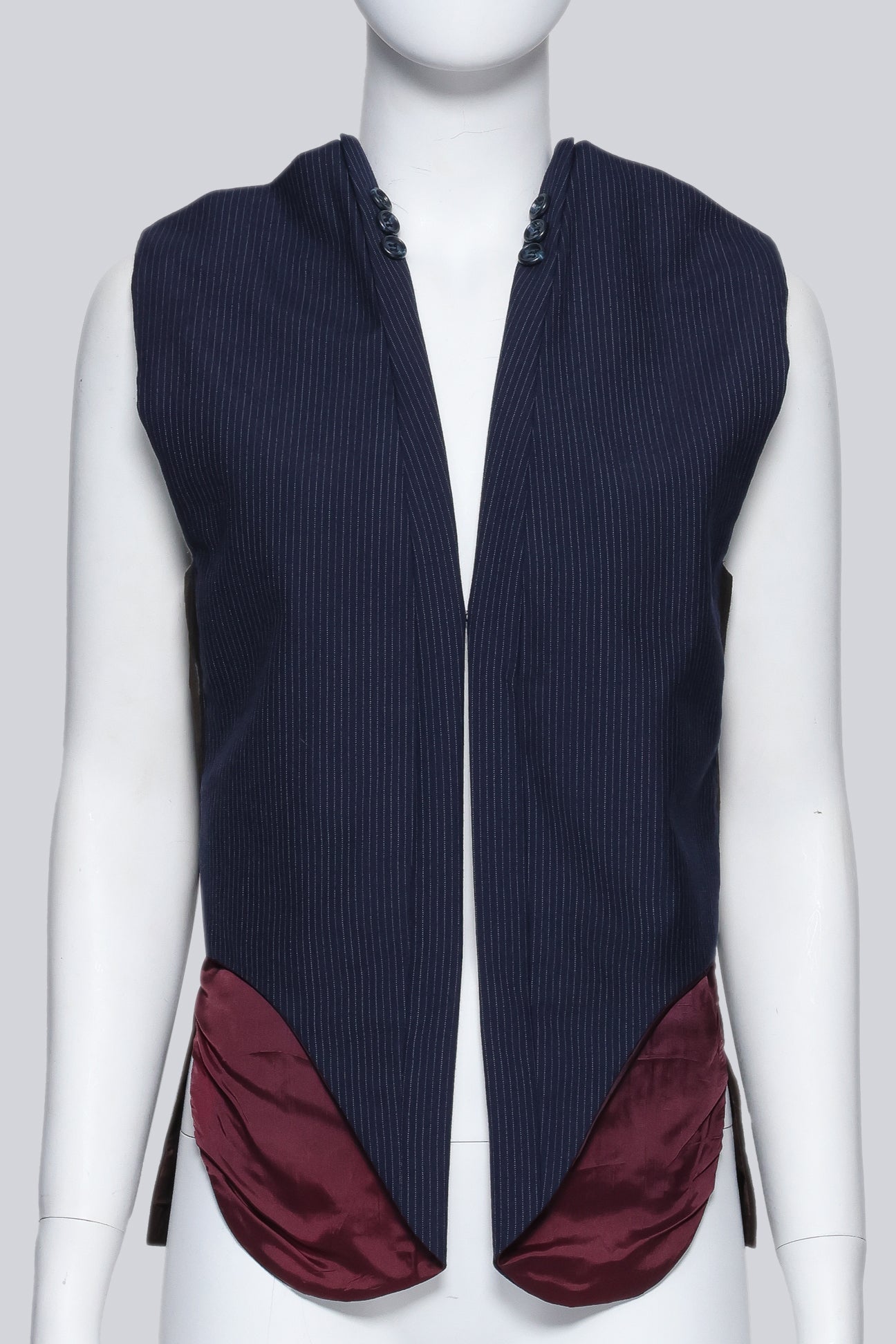 MAISON MARTIN MARGIELA - AN ARTISANAL DECONSTRUCTED WAISTCOAT