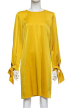 PAULE KA - A YELLOW LONG SLEEVE DRESS