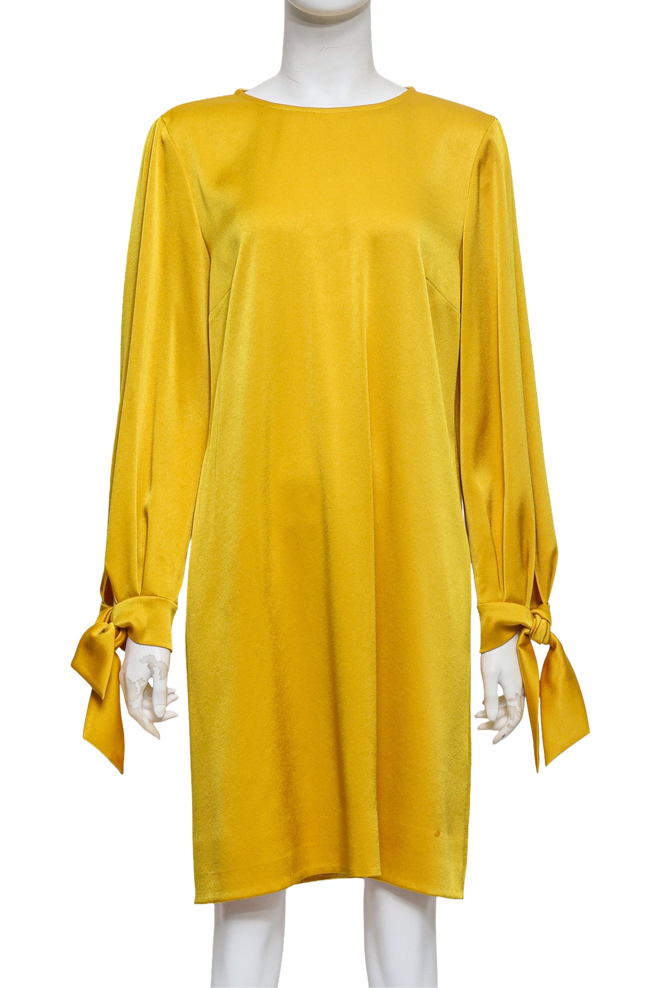 PAULE KA - A YELLOW LONG SLEEVE DRESS